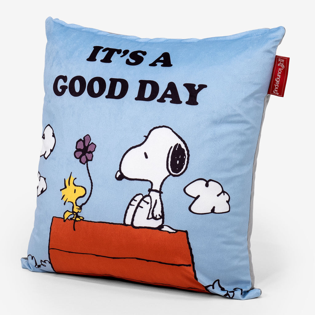 Snoopy Housse de Coussin 47 x 47cm - Bonne Journée 03