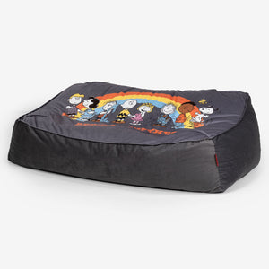 Snoopy Le Canapé Pouf Doudou - Arc-en-ciel
