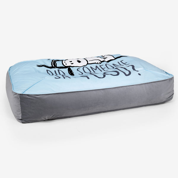 Snoopy Le Doudou, Lit pour Chien, Taille XL - Affamé 01