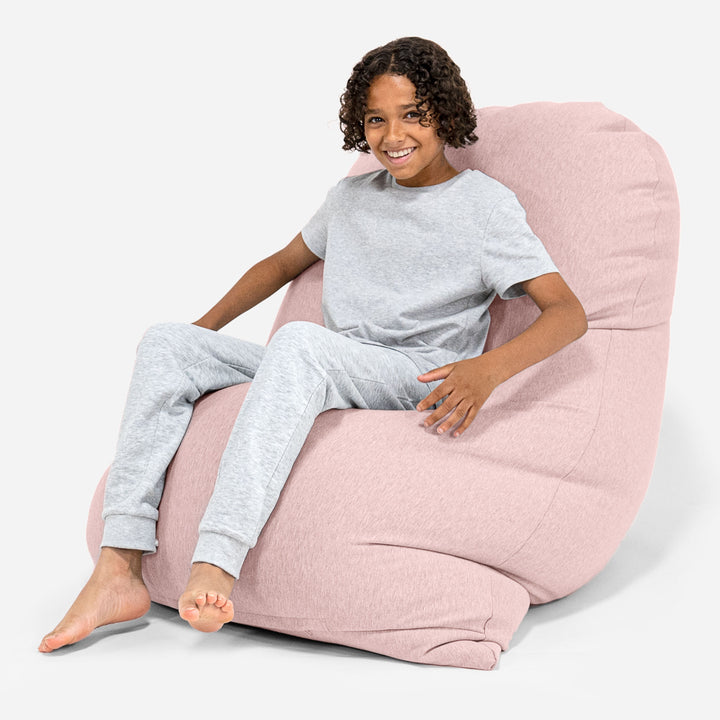 Pouf Grande XL - Coton Élastique Bébé Rose 03