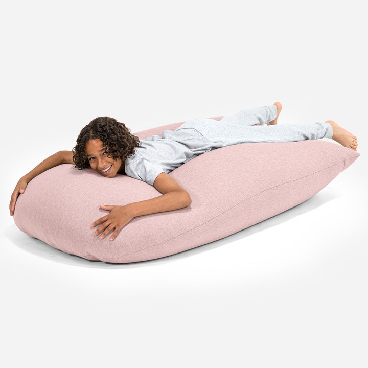 Pouf Grande XL - Coton Élastique Bébé Rose 04