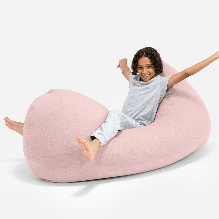 Pouf Grande XL - Coton Élastique Bébé Rose 05