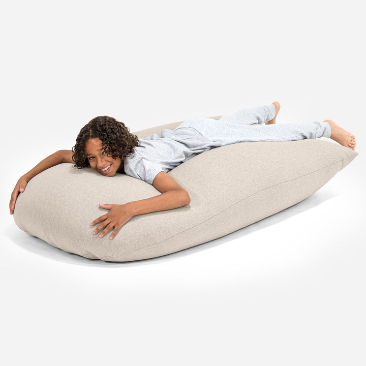 Pouf Grande XL - Coton Élastique Vison 04