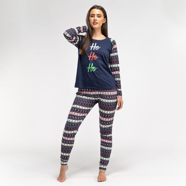 Pyjama en Jersey Imprimé de Noël pour Femmes 03